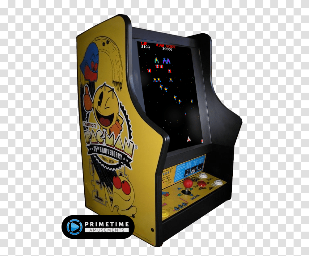 Pacman Galaga And Ms Pacman 25th Anniversary Bartop, Arcade Game Machine, Pac Man, Mobile Phone, Electronics Transparent Png