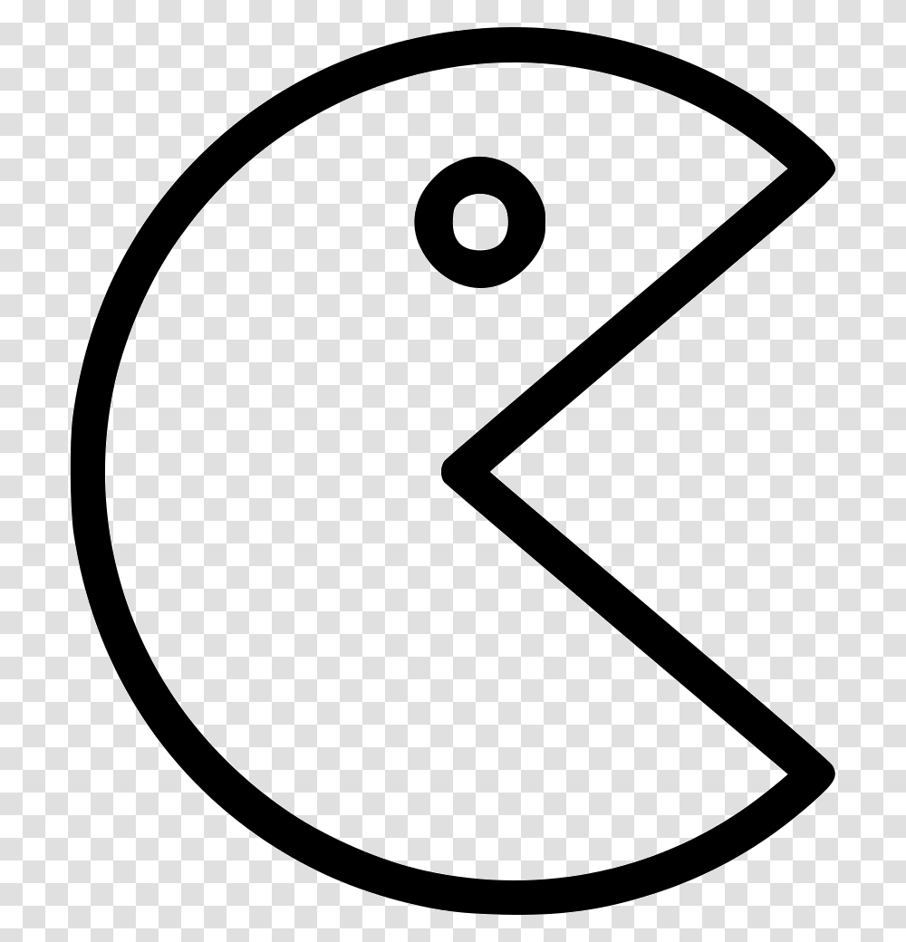 Pacman Game Icon Free Download, Stencil, Number Transparent Png
