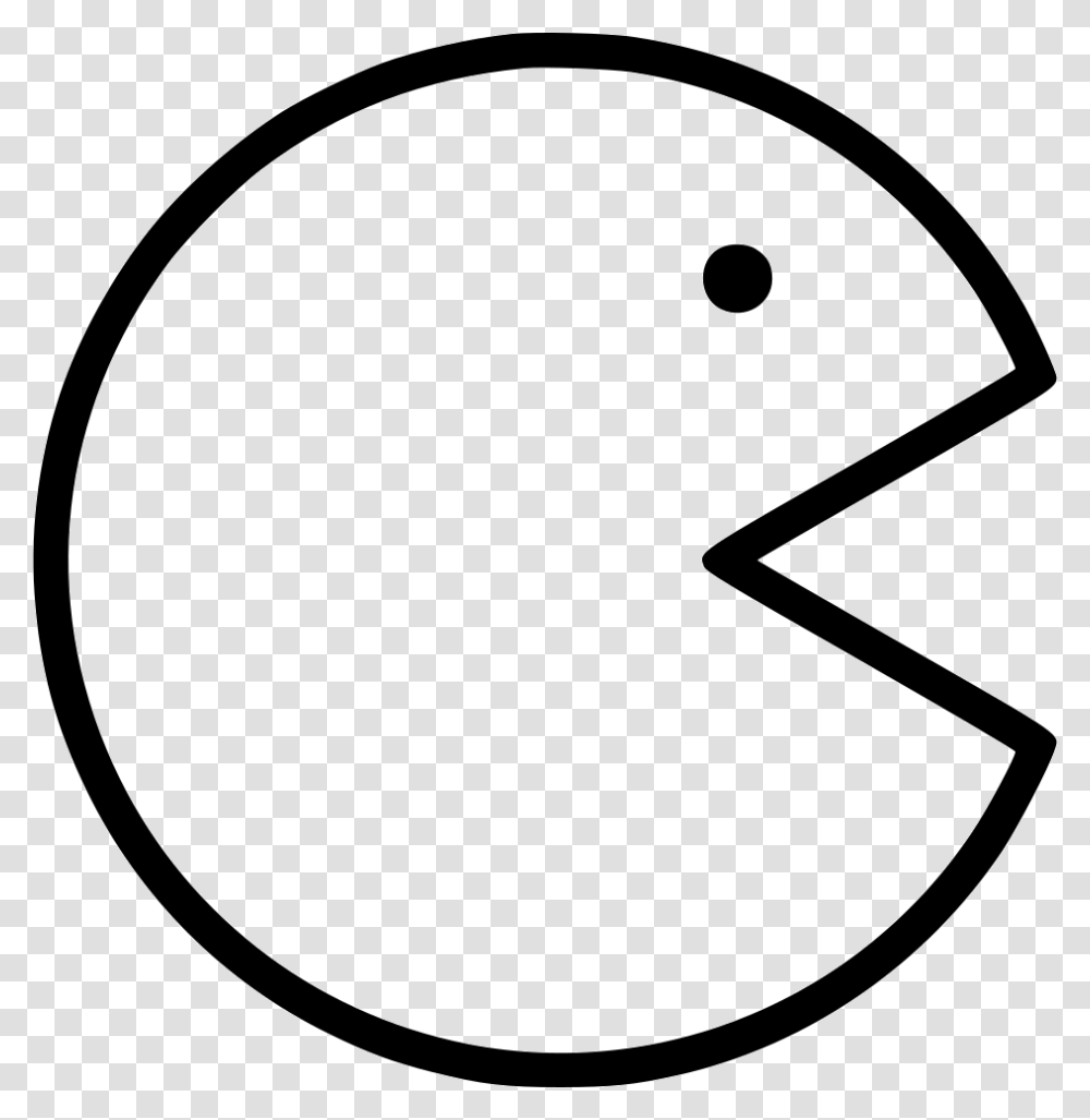 Pacman, Game, Label, Face Transparent Png