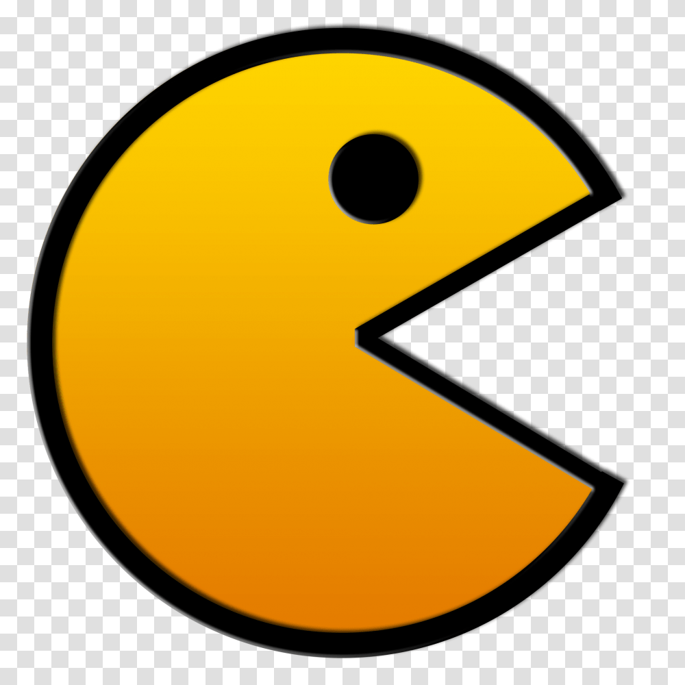 Pacman, Game, Pac Man, Moon, Outer Space Transparent Png