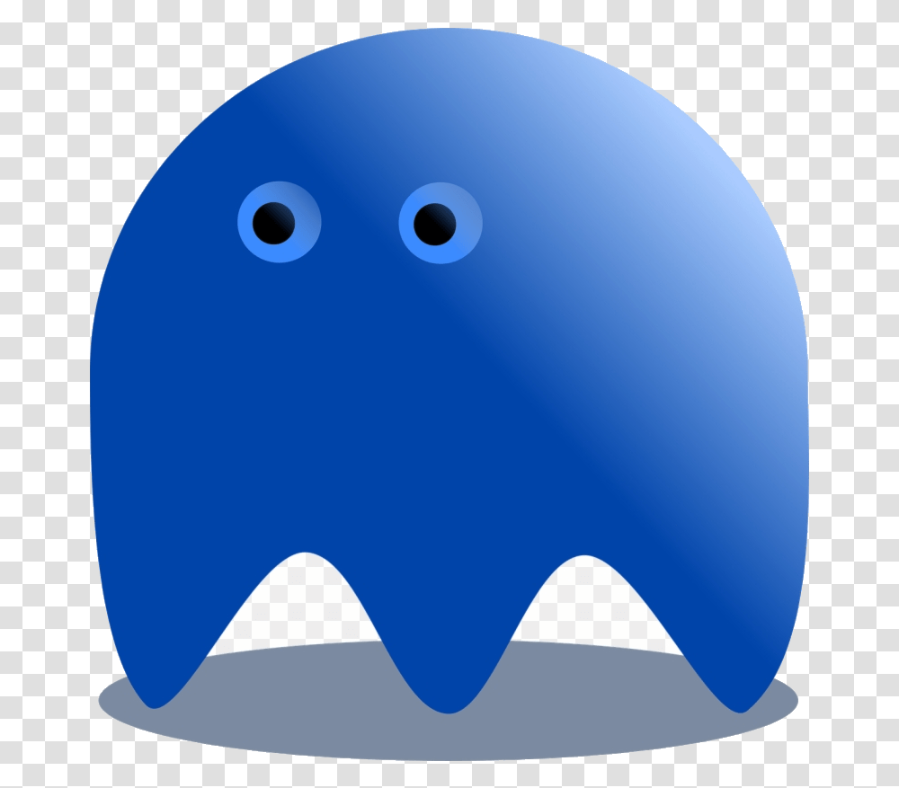 Pacman Ghost Blue Horror Image Clipart Pacman Canavar, Apparel, Disk, Outdoors Transparent Png