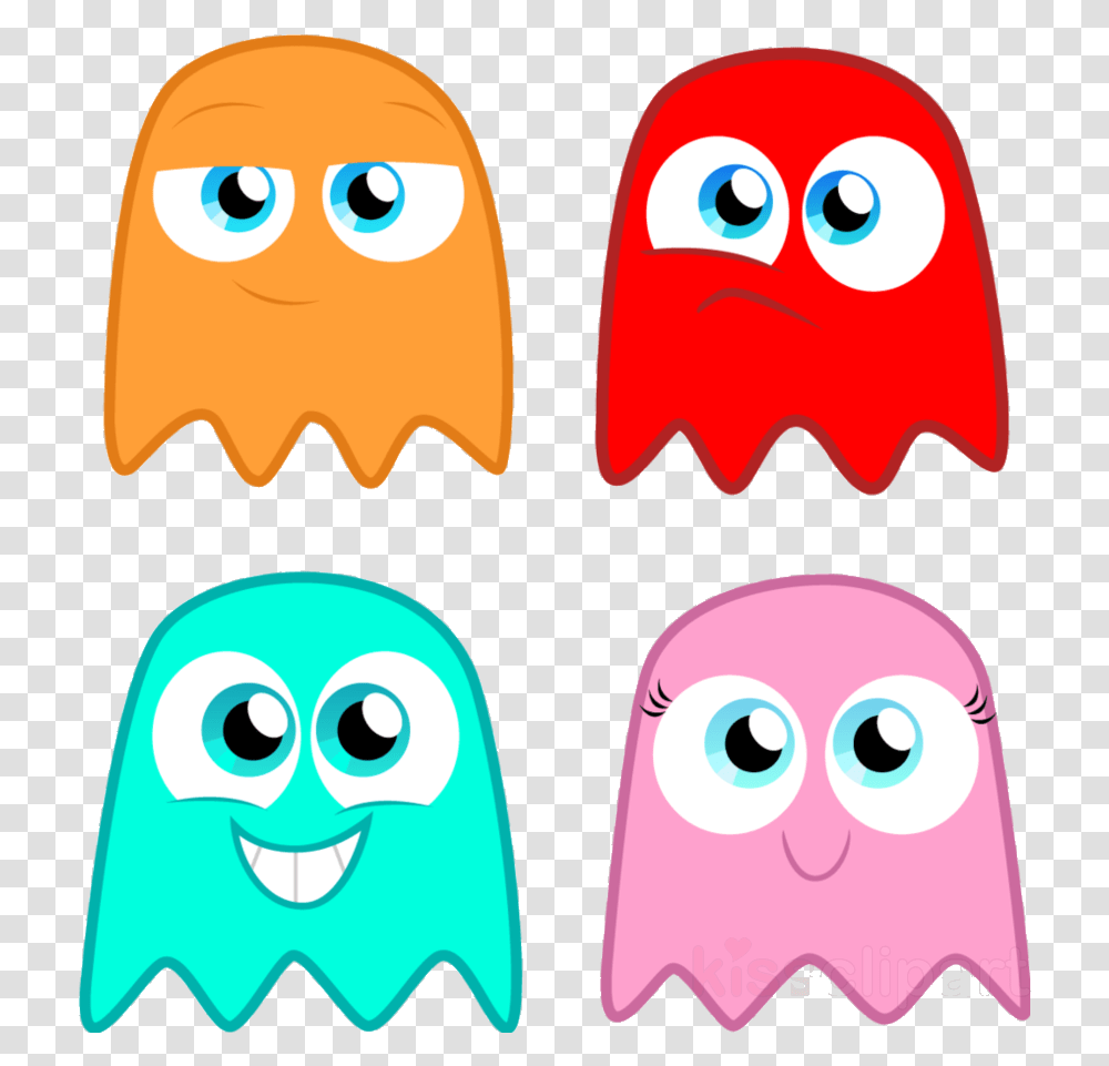 Pacman Ghost Drawing Clipart Baby Pac Man Ms Ms Pac Man Ghosts Transparent Png