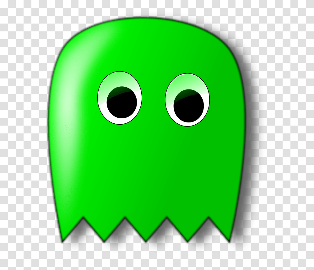 Pacman Ghost Free Download Vector, Green, Disk, Plant, Pac Man Transparent Png