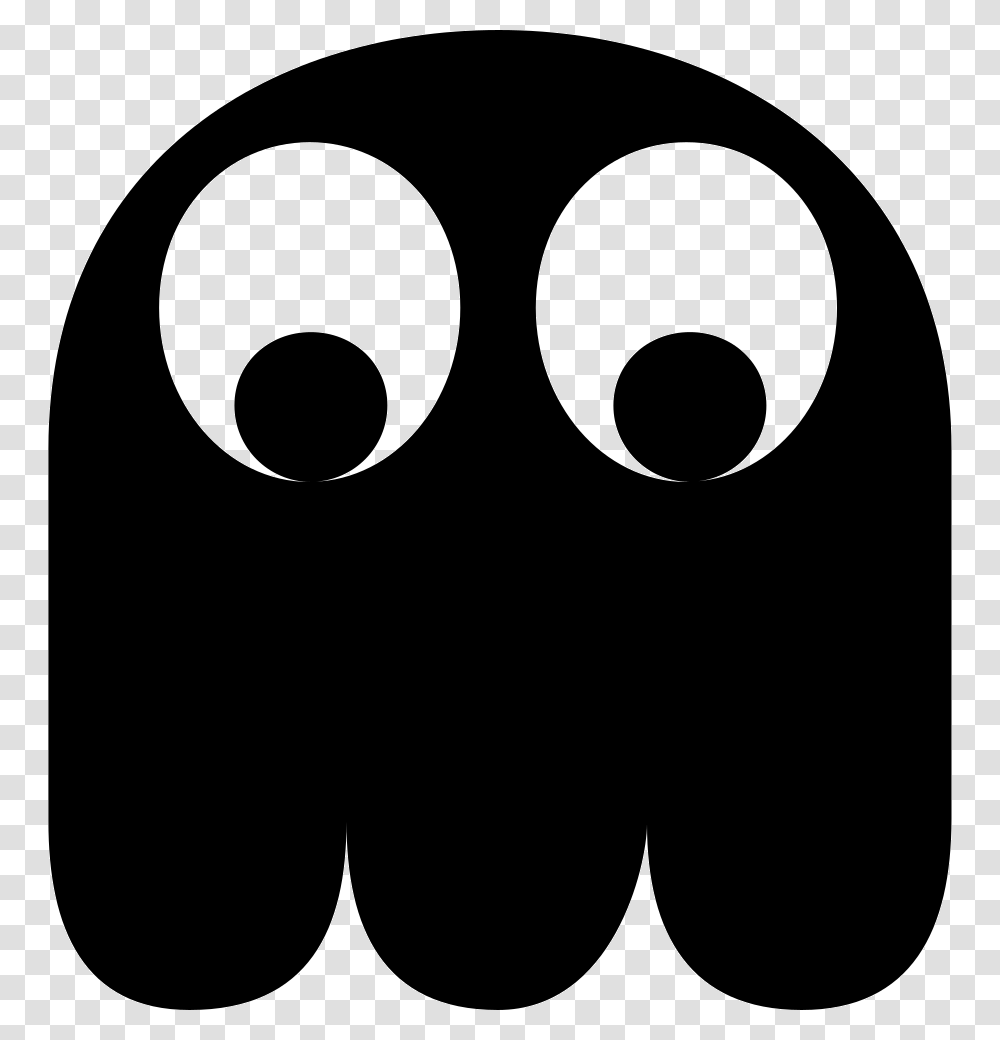 Pacman Ghost Icon Free Download, Stencil, Alien Transparent Png