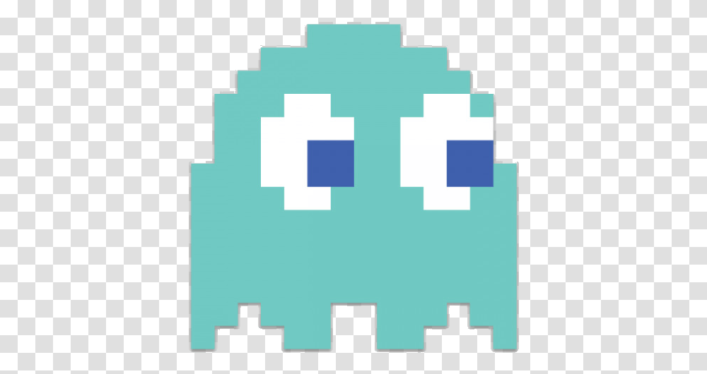 Pacman Ghost Pac Man Games Ghosts Blue Cliparts, First Aid, Cross Transparent Png
