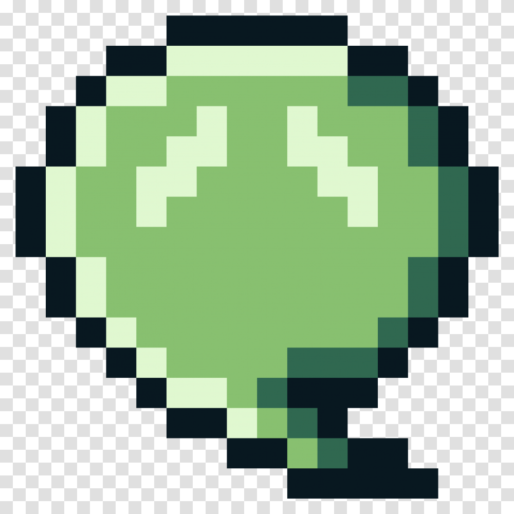 Pacman Pixel Art, Green, Rug Transparent Png