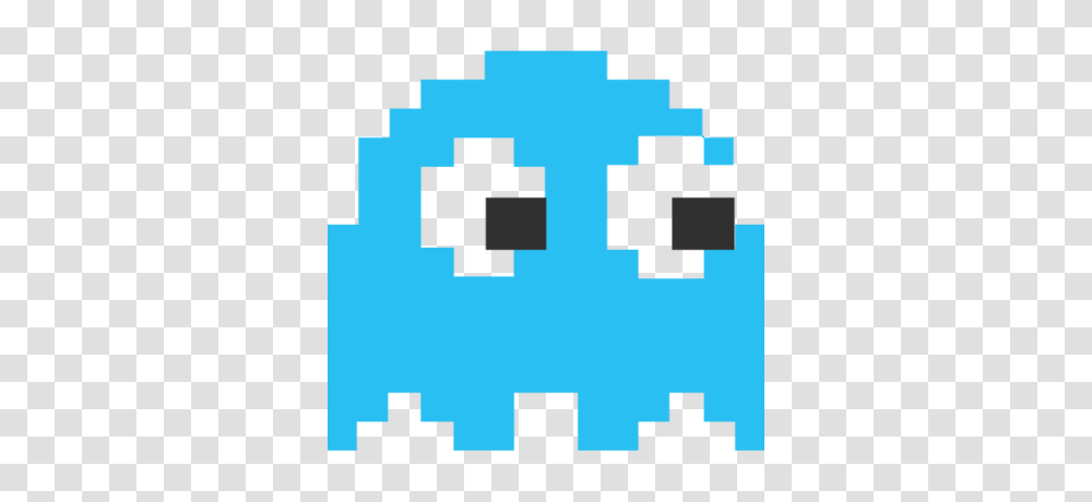 Pacman Pixel Blue Ghost, Cross, Pac Man, First Aid Transparent Png