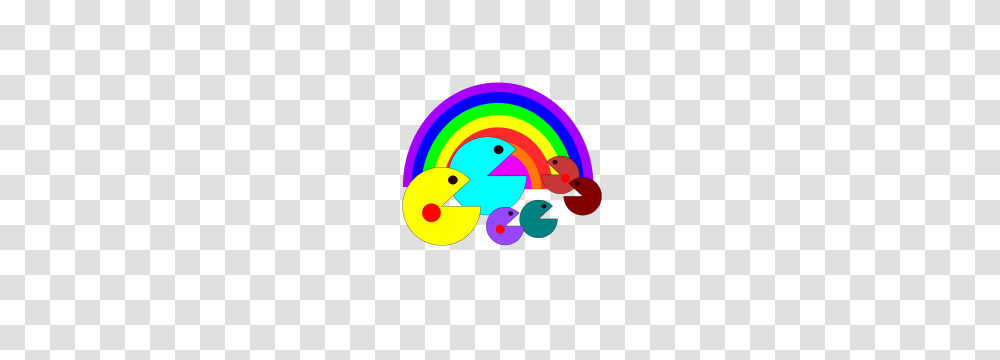 Pacman Rainbow Clip Arts For Web, Pac Man Transparent Png