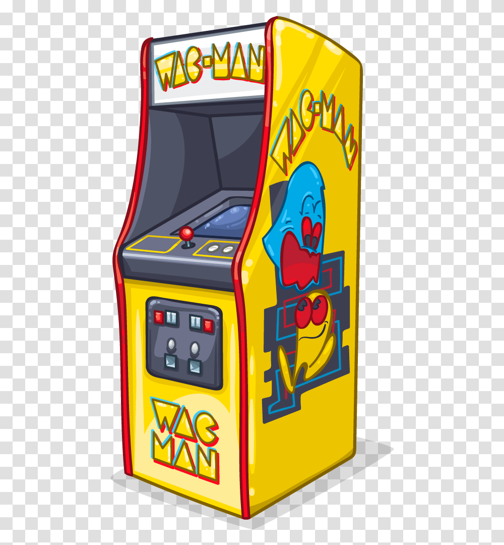 Pacman Video Game Clipart, Arcade Game Machine, Bus, Vehicle, Transportation Transparent Png