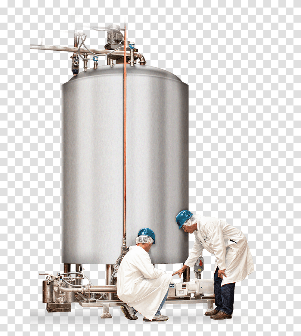 Pacmoore Spray Drying Food Contract Manufacturing Tank Machine, Person, Human, Helmet Transparent Png