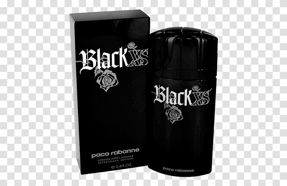 Paco Rabanne Black Xs, Cosmetics, Bottle, Aftershave, Perfume Transparent Png