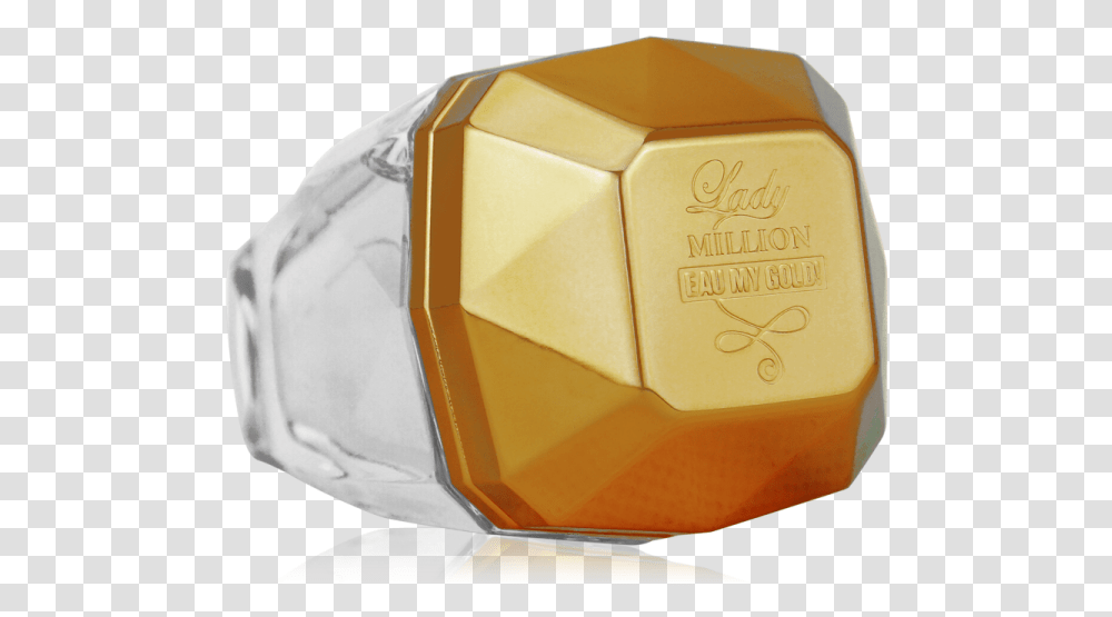 Paco Rabanne Lady Million Eau My Gold Eau De Toilette Crystal, Box, Soap, Honey, Food Transparent Png