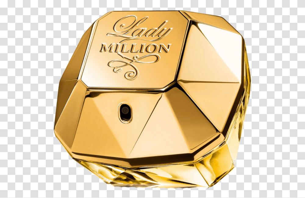 Paco Rabanne Lady Million, Sweets, Food, Confectionery, Gold Transparent Png