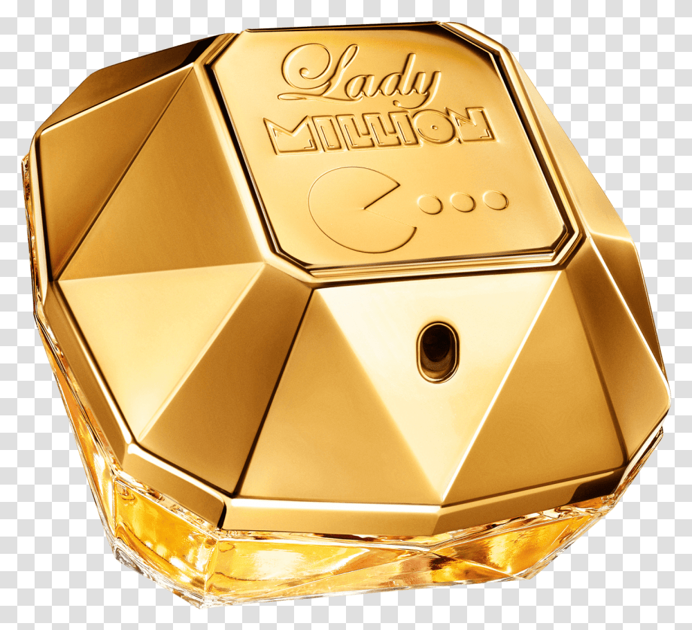 Paco Rabanne Pac Man, Gold, Box, Gold Medal, Trophy Transparent Png