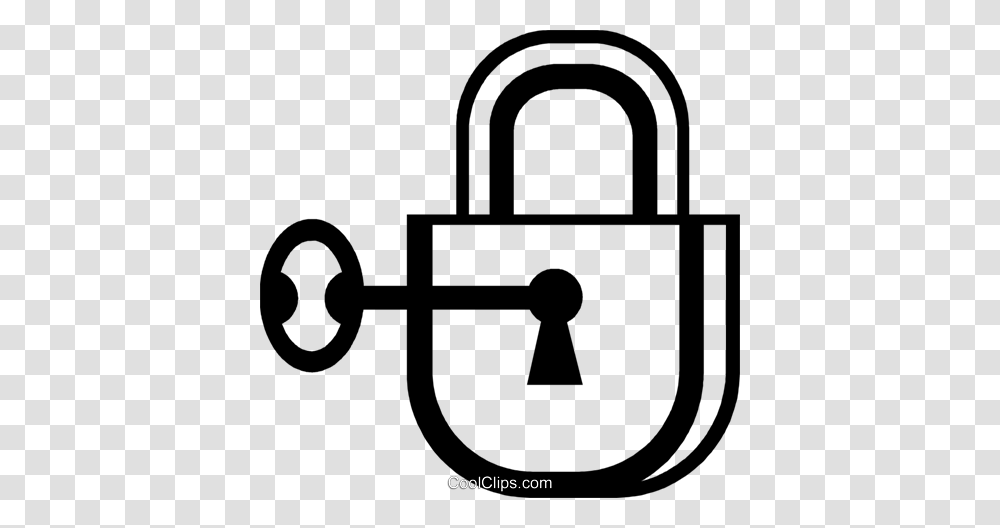 Pad Lock And Key Royalty Free Vector Clip Art Illustration, Cross, Combination Lock, Security Transparent Png
