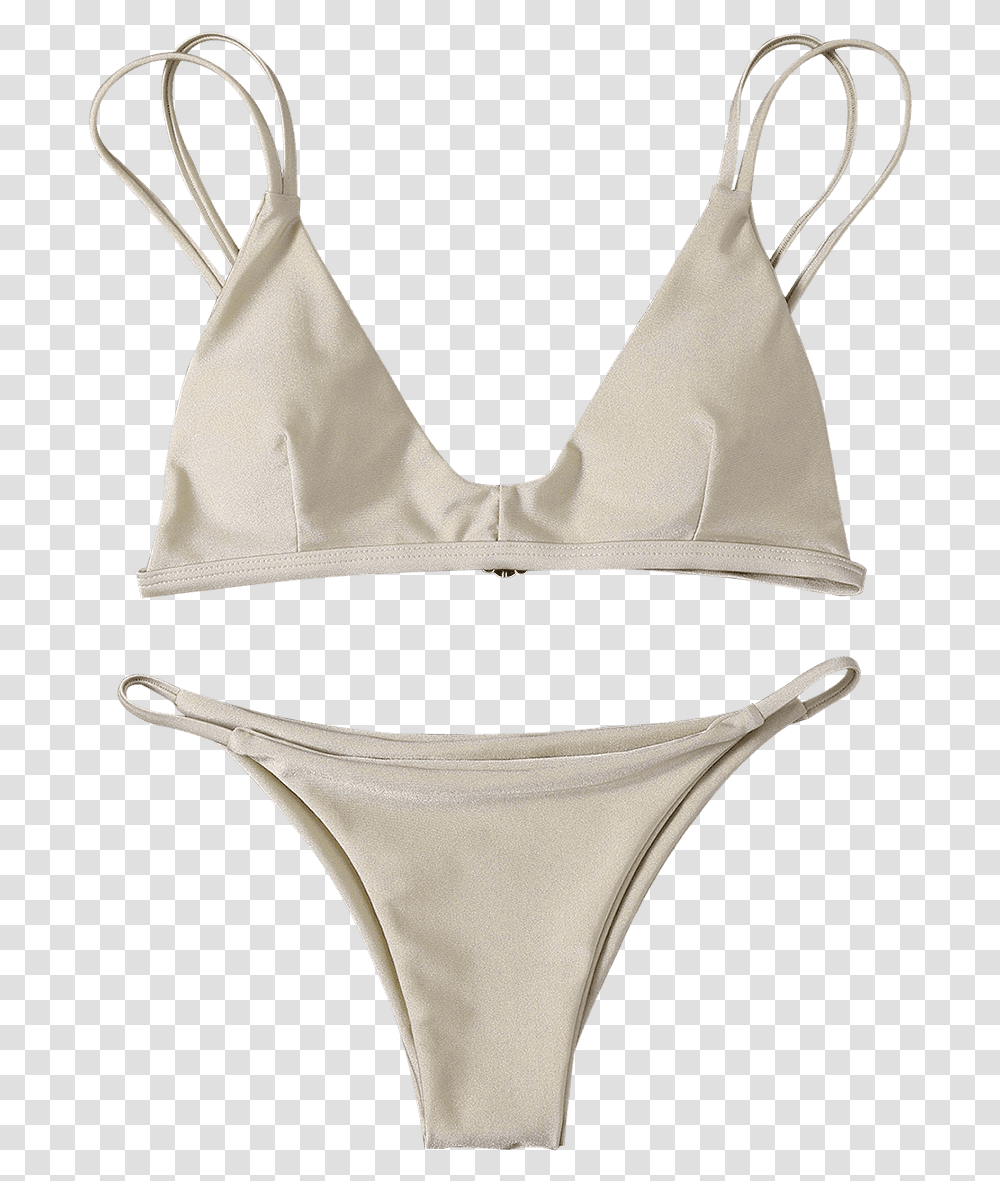 Padded Bralette Bikini Top And String Bottoms Lingerie Top, Apparel, Underwear, Panties Transparent Png