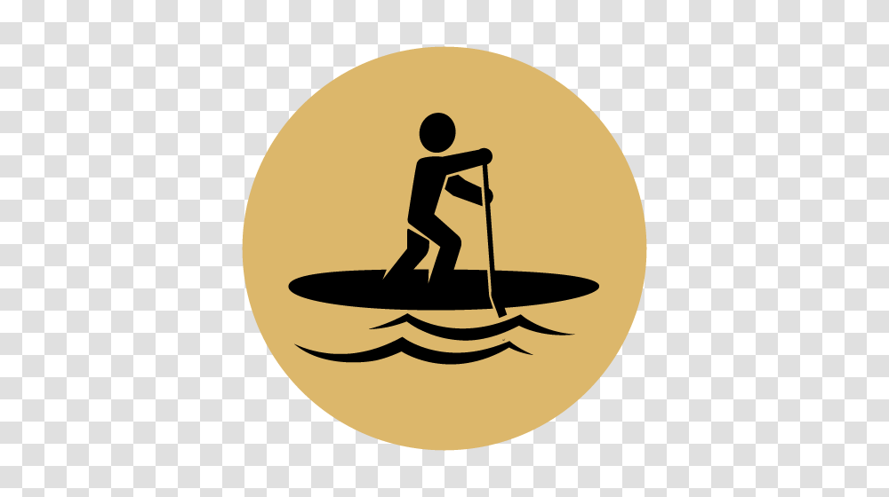 Paddle Boarding, Oars, Person, Human, Silhouette Transparent Png