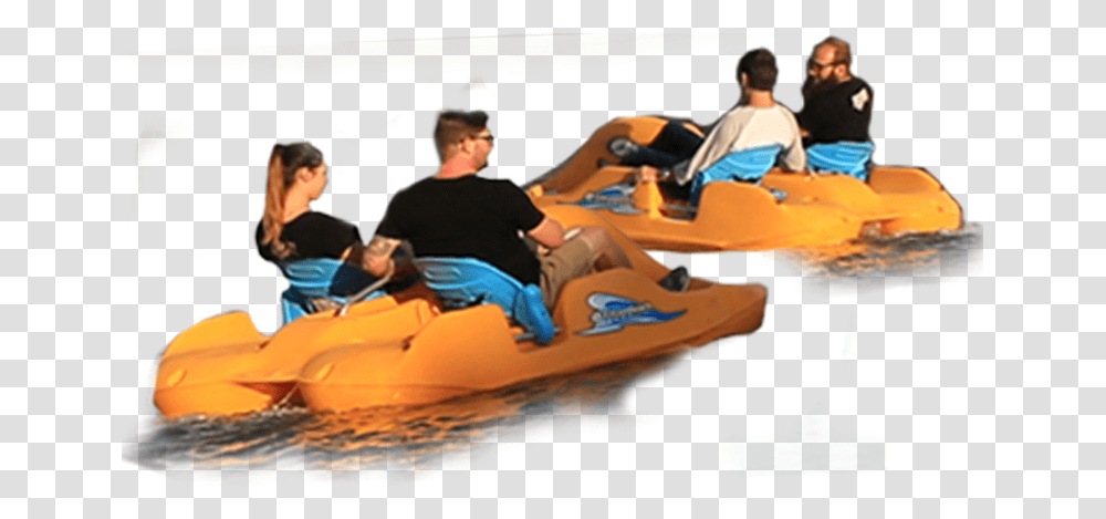 Paddle Boat, Person, Water, Vehicle, Transportation Transparent Png