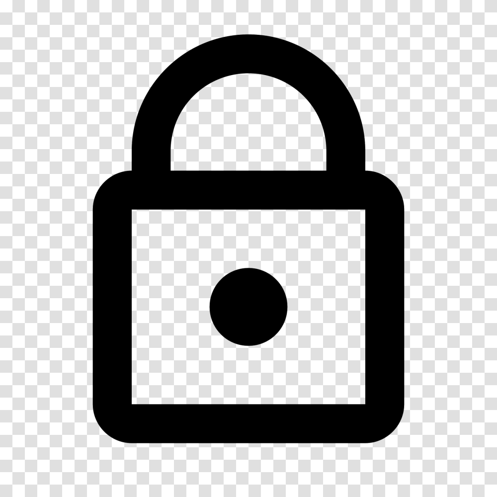 Padlock Outline Icon, Gray, World Of Warcraft Transparent Png