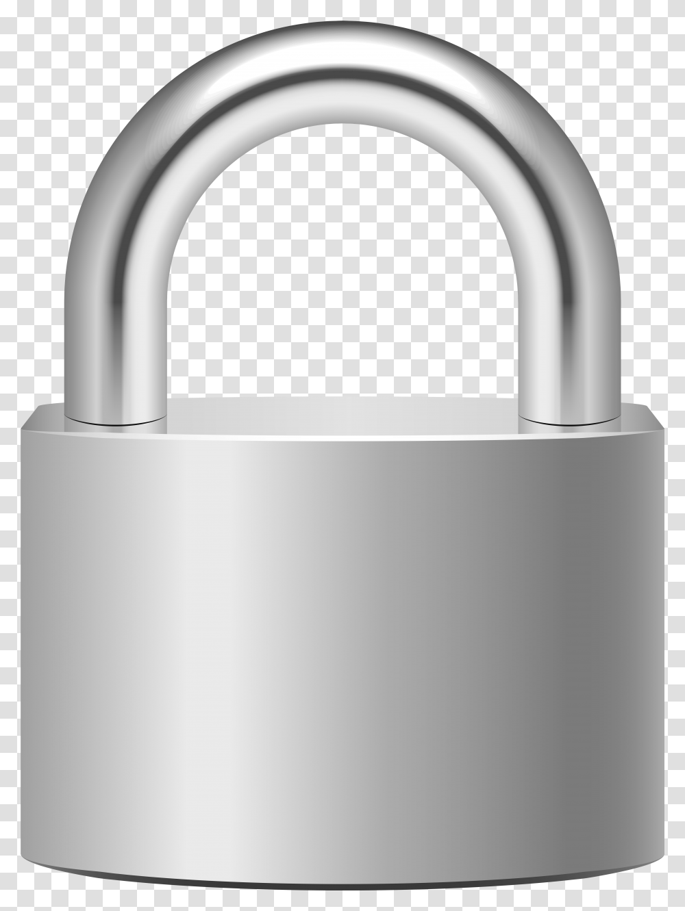 Padlock Silver Clip Art Silver Lock, Sink Faucet, Combination Lock Transparent Png