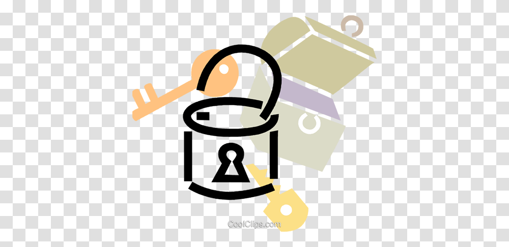 Padlock With Lock Box Royalty Free Vector Clip Art Illustration, Number, Magnifying Transparent Png