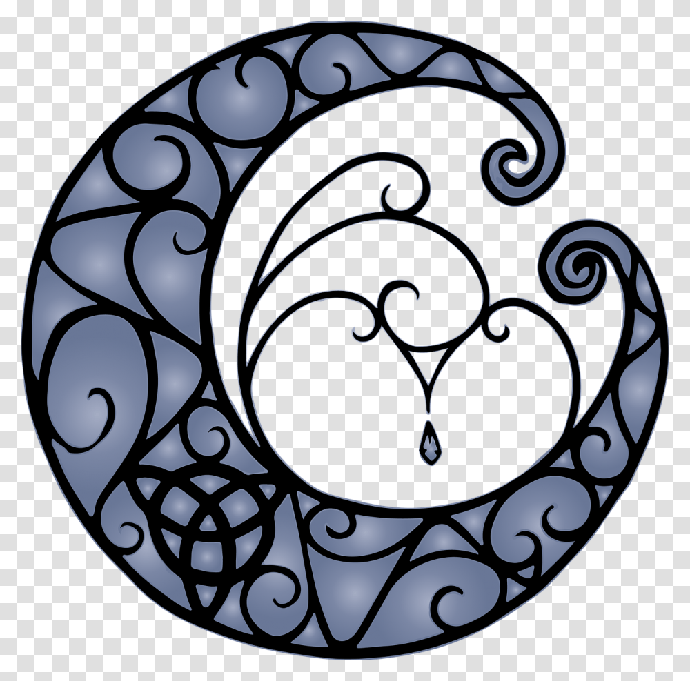 Pagan Moon, Rug, Pattern, Spiral Transparent Png