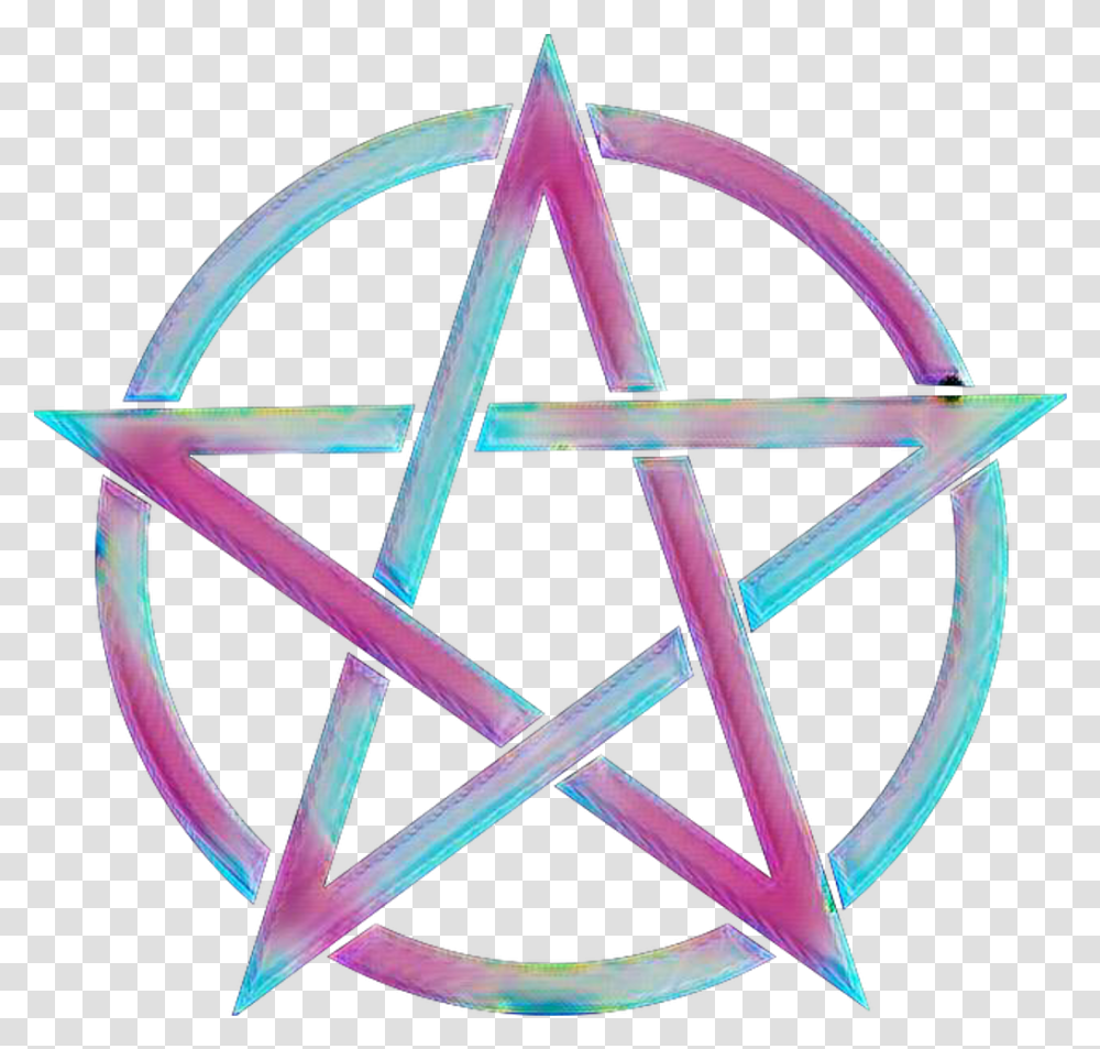 Pagan Symbol Star Pentagram Sticker Pentagram Sticker, Star Symbol, Emblem Transparent Png