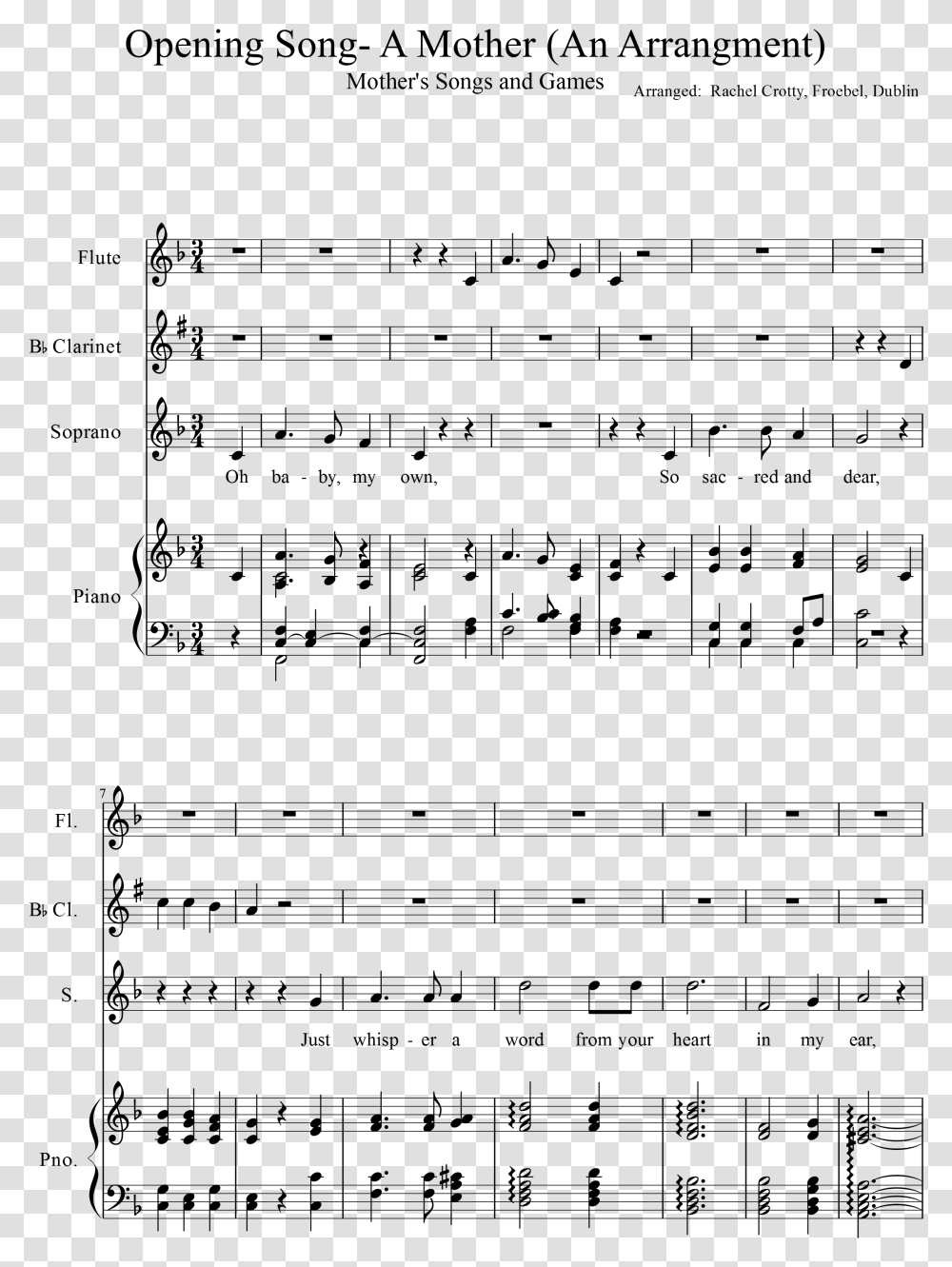 Page 1 Books Tired Vaughan Williams Sheet Music, Gray, World Of Warcraft Transparent Png