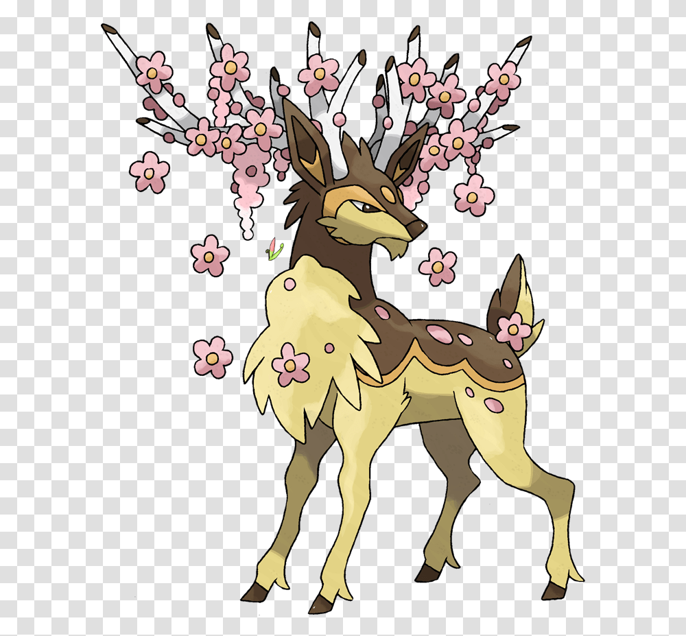 Page 2 For Pokemon Clip Free Cliparts & Pokemon Clip Mega Evolution Sawsbuck Pokemon, Mammal, Animal, Wildlife, Plant Transparent Png