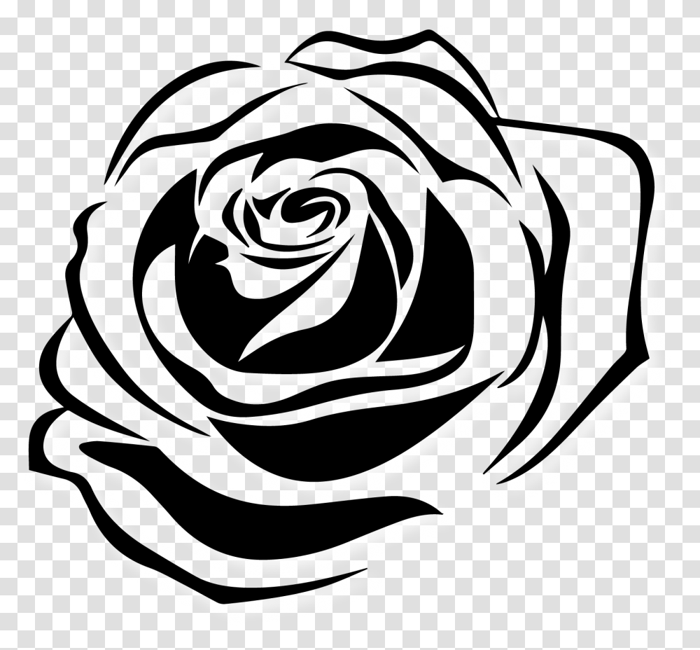 Page 5 For Rose Rose Vector Black And White, Spiral, Stencil, Coil Transparent Png