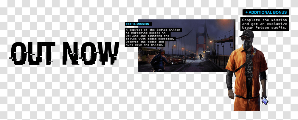 Page Banner Zodiac Watch Dogs, Person, Human, Road, Car Transparent Png