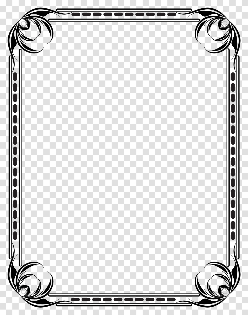 Page Border In Coreldraw, Electronics, Screen, Monitor Transparent Png
