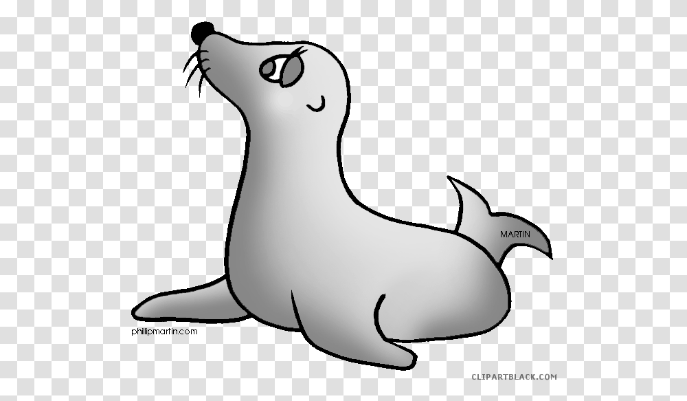 Page Of Clipartblack Com Free Black White Clipart Hawaiian Monk Seal, Mammal, Animal, Sea Life, Sea Lion Transparent Png