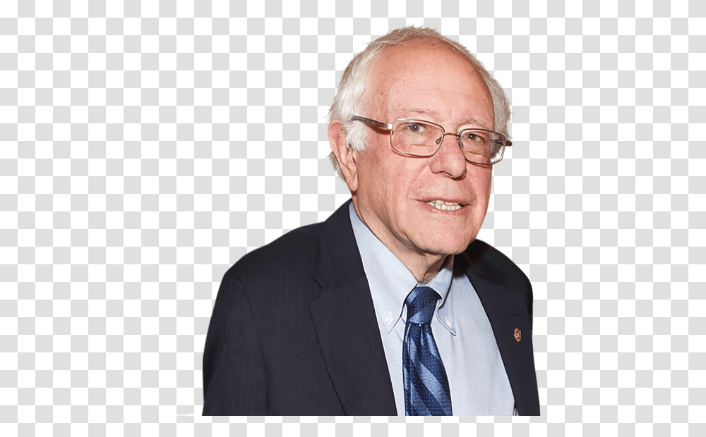 Page Of Us News Bernie Sanders White Background, Tie, Accessories, Person, Suit Transparent Png