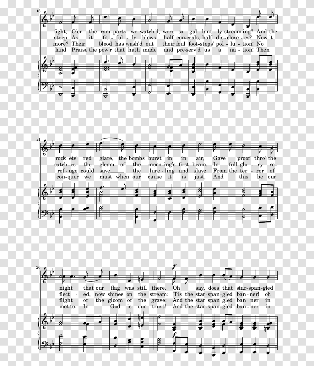 Page Sheet Music Transparent Png