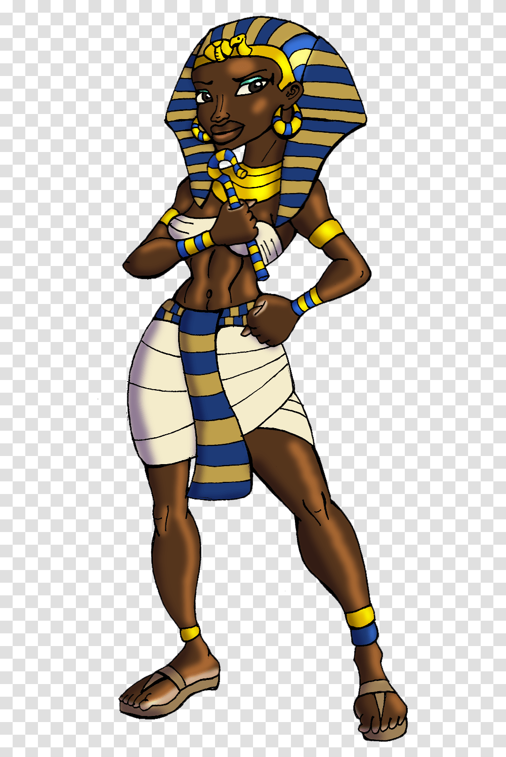 Page Tyrannoninja S Art Cartoon Picture Of Hatshepsut, Person, Human, Apparel Transparent Png