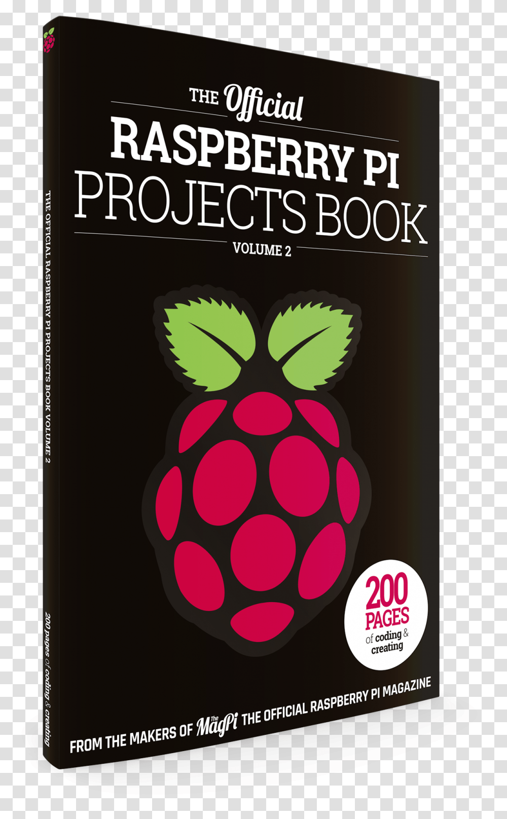 Pages Of Raspberry Pi Goodness Eye Shadow, Plant, Novel, Book, Fruit Transparent Png