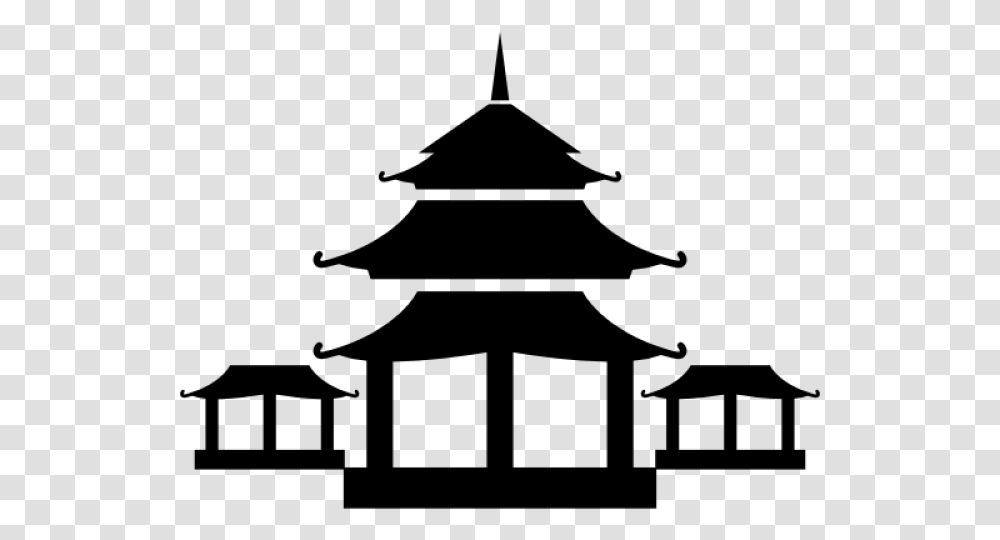 Pagoda Clipart Wihara Buddhist Temple Icon, Gray, World Of Warcraft Transparent Png