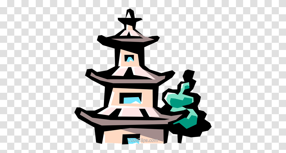 Pagoda Royalty Free Vector Clip Art Illustration, Person, Wedding Cake, Dessert, Food Transparent Png