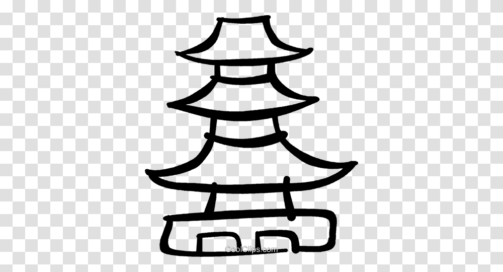 Pagoda Royalty Free Vector Clip Art Illustration, Tree, Plant, Fir, Abies Transparent Png