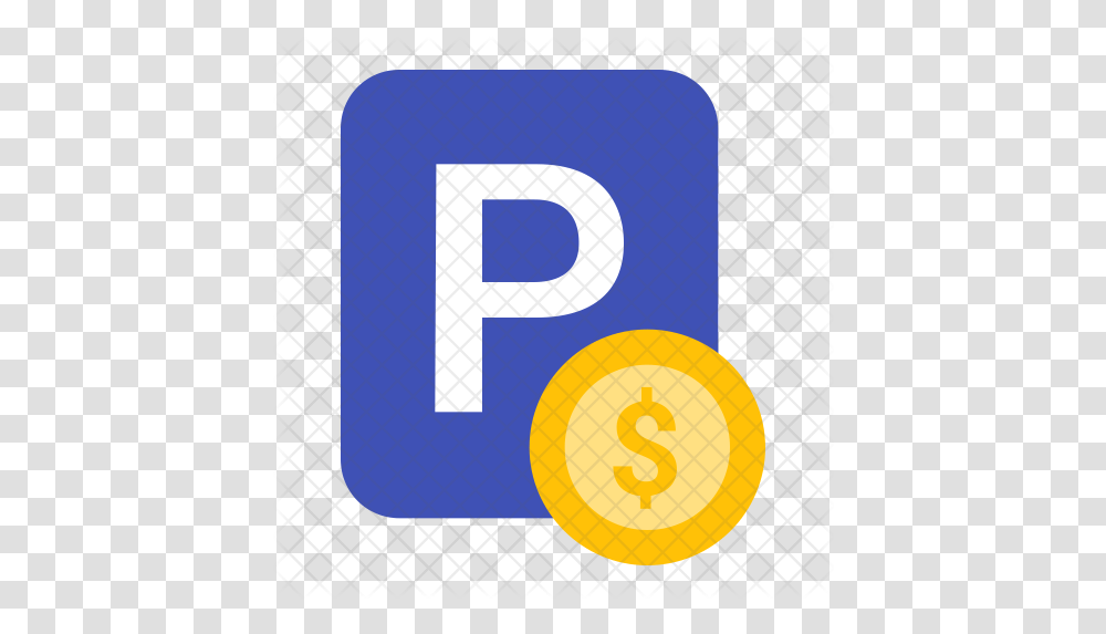 Paid Parking Icon Icon, Text, Number, Symbol, Alphabet Transparent Png
