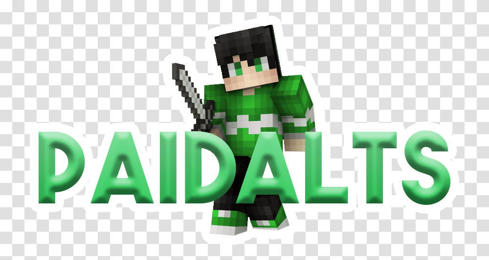 Paidalts Logo Fictional Character, Minecraft, Green, Toy Transparent Png