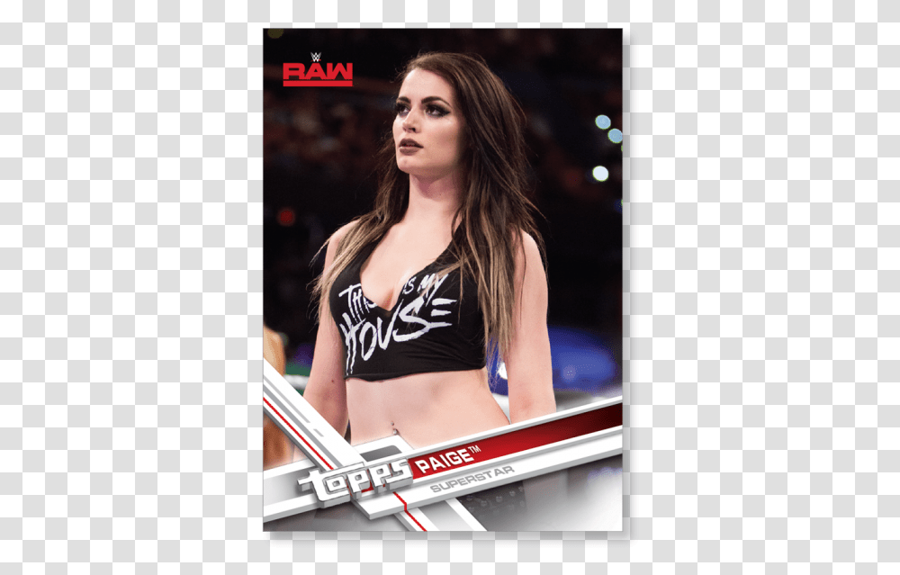 Paige 2017 Topps Wwe Base Cards Poster Aadi Lagna Patrika, Person, Female, Woman Transparent Png