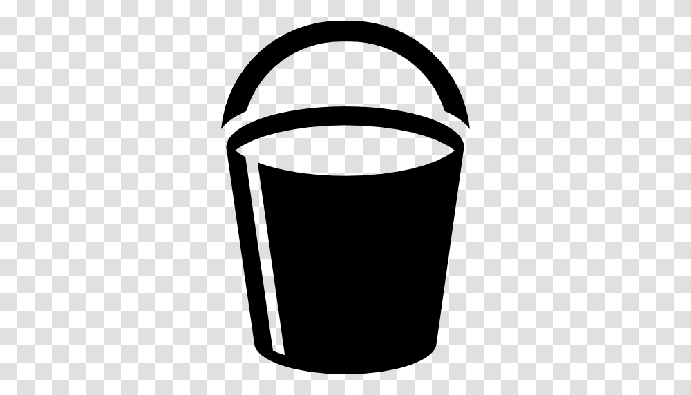 Pail Icon, Lamp, Stencil, Glass, Cup Transparent Png