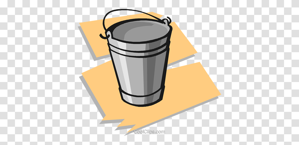 Pail Royalty Free Vector Clip Art Illustration, Bucket Transparent Png