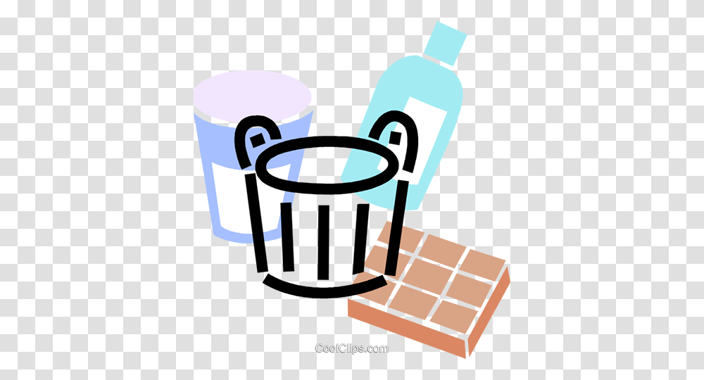 Pail With Cleaning Supplies Royalty Free Vector Clip Art, Bottle, Dynamite, Bomb, Weapon Transparent Png