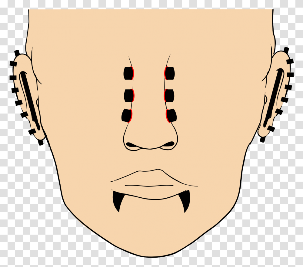 Pain From Naruto Piercing, Head, Face, Skin, Mouth Transparent Png