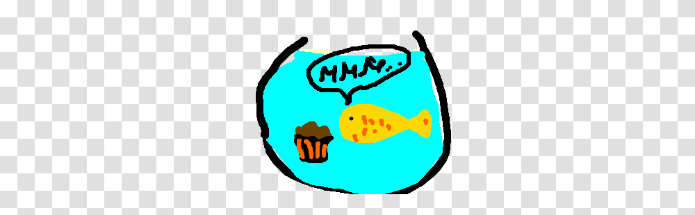 Painis Cupcake Sucking Off A Fishie Cracker, Animal, Goldfish, Reptile Transparent Png