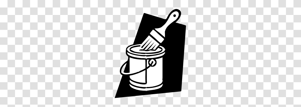 Paint And Brush Clip Art Free Vector, Tool, Bucket, Tin, Can Transparent Png