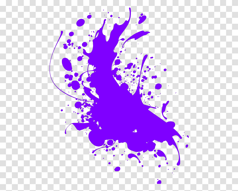 Paint And Brush Svg Clip Arts Purple Paint Splatter, Stain, Floral Design, Pattern Transparent Png